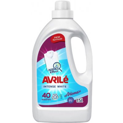 Avrile Intense White prací gel na bílé prádlo 40 PD 1,5 l – Hledejceny.cz
