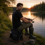 Trizand Šedé rybářské křeslo – Sleviste.cz