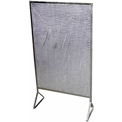 STREFA Zástěna za kamna REFLEX 74x61cm se stojanem – Sleviste.cz