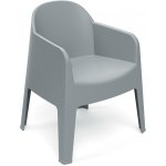 Shadow Comfort Židle s područkami MILANE 680x600x805 mm Šedá – Hledejceny.cz