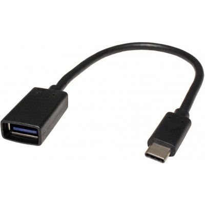 Goobay 11.92.9008 USB 5Gbps, USB3.0 A(F) - USB C(M), OTG, 0,2m, černý – Zboží Mobilmania