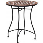 OMAXI 733630 Mozaikový bistro stolek hnědý 60 cm keramika – Hledejceny.cz