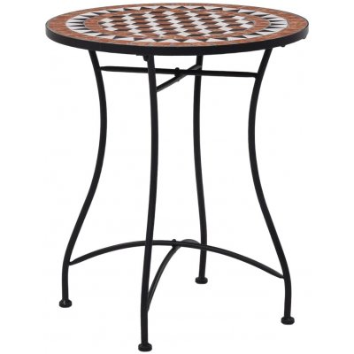 OMAXI 733630 Mozaikový bistro stolek hnědý 60 cm keramika – Hledejceny.cz