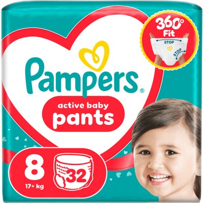 PAMPERS Active Baby 8 32 ks – Hledejceny.cz