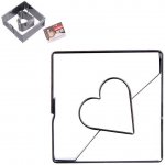 Vykrajovačka nerez/střed ČTVEREC srdíčko - Orion CZ – Sleviste.cz