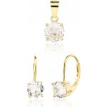 JVD Něžná pozlacená sada šperků SVLS0130SJ6GO00 – Zboží Mobilmania