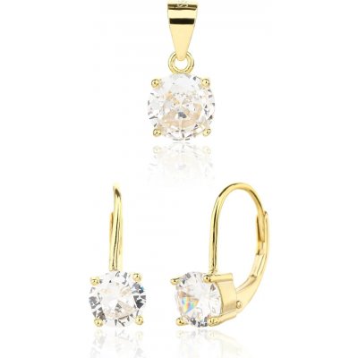 JVD Něžná pozlacená sada šperků SVLS0130SJ6GO00 – Zboží Mobilmania