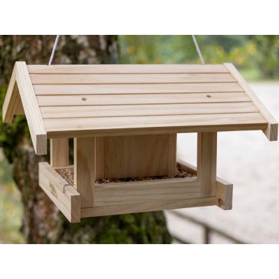 Kerbl Leitenberg Závěsné krmítko pro ptáky 40 x 32 x 24,5 cm dřevo 87047 – Hledejceny.cz