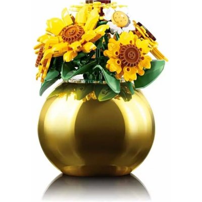 Sluban P8062 Kytice slunečnic a kopretin ve váze – Zboží Mobilmania