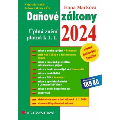 Daňové zákony 2024 – Hledejceny.cz