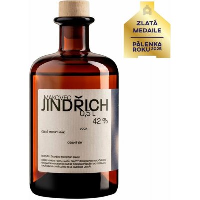 Šafránka JINDŘICH Makovec 42% 0,5 l (holá láhev) – Zboží Dáma