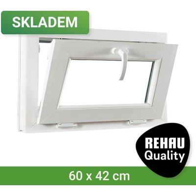 SKLADOVÁ-OKNA.cz REHAU Smartline+ 600 x 420 – Zbozi.Blesk.cz