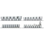 1/2" Sada hlavic na liště - 4CZech ONE 8-9-10-11-12-13-14-15-16-17-18-19-20-21-22-23-24-25-26-27-28-29-30-32-34, 36, adaptér na bity 10mm a 5/16",redukce na 3/8 - 4CZ-126-L10 – Sleviste.cz