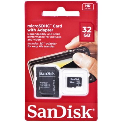 SanDisk microSDHC 32 GB SDSDQM-032G-B35A – Zbozi.Blesk.cz