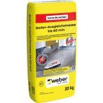 Vyrovnávací hmota na podlahy Weber do 60 mm 20 kg