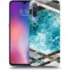 Pouzdro a kryt na mobilní telefon Xiaomi Pouzdro Picasee silikonové Xiaomi Mi 9 - Blue geometry čiré