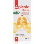 Apicold Thyme sirup bylinný prostředek pro zklidnění zánětů horních cest dýchacích 100 ml
