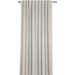 Závěs s řasící páskou se strukturou bavlny přírodní 245 x 135 cm – Sleviste.cz
