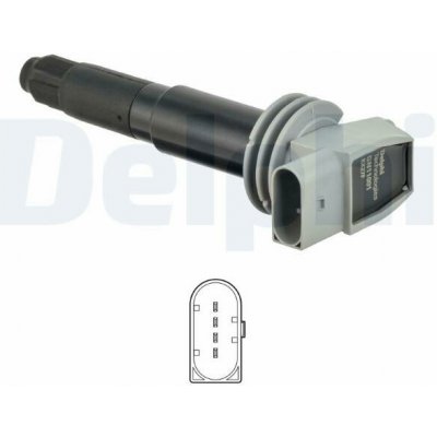 Zapalovací cívka DELPHI GN11091-12B1 – Hledejceny.cz