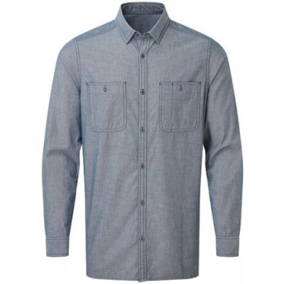 Premier Workwear pánská fairtrade košile z organické bavlny PR247 indigo Denim