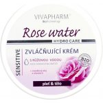 Vivaco Vivapharm Rose Water Zvláčňující krém s růžovou vodou 200 ml – Sleviste.cz