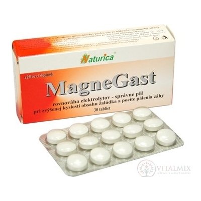 Naturica Magnegast cucavé tablety 30 tablet