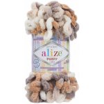 Alize příze Puffy color 5926 variace cappuccino – Zboží Dáma