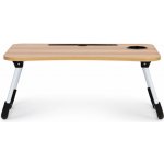 ModernHome PJJLT0001 Stolek na notebook 60 × 40 cm, dřevo – Hledejceny.cz