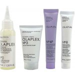 Olaplex Unbreakable Blondes Kit NO. 0 péče 40 ml + NO. 3 vlasová kůra 30 ml + šampon 20 ml + maska 20 ml – Hledejceny.cz