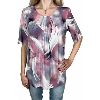 Exclusive Produkt dámská růžová halenka s krátkým rukávem Roxa růžová – Sleviste.cz