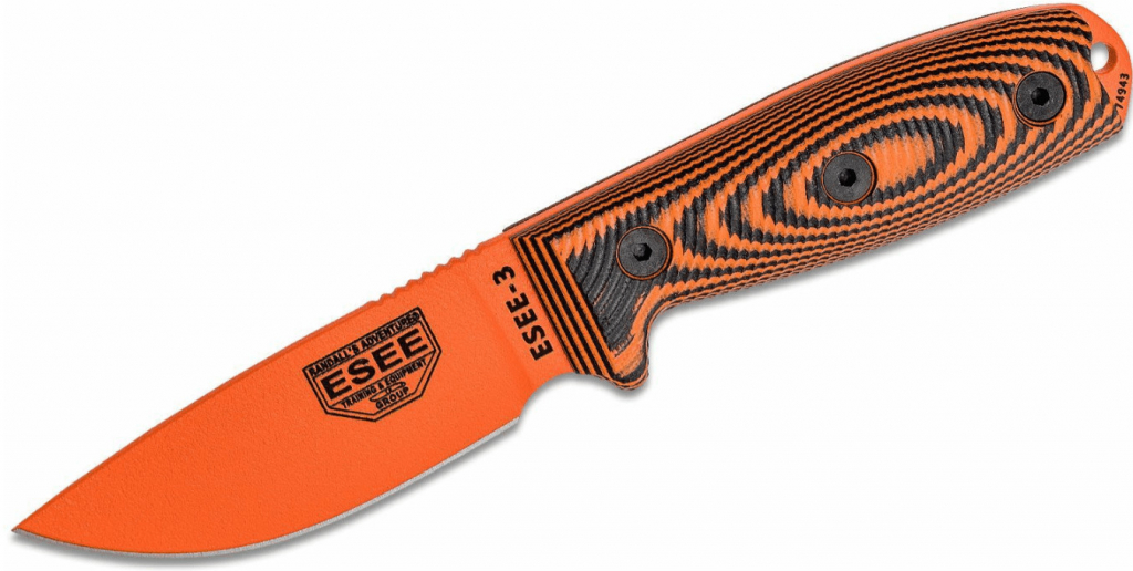 ESEE Desert tan blade, coyote/G-10 3D handle
