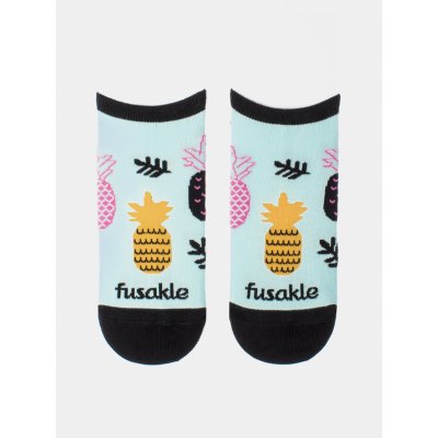 Fusakle vzorované kotníkové ponožky Ananista Světle modré – Zboží Mobilmania