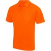 Pánské sportovní tričko Coloured pánská funkční polokošile elektrická oranžová