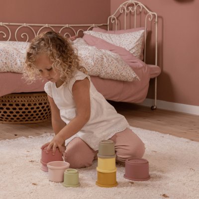 Little Dutch Stohovací kelímky - pink – Hledejceny.cz