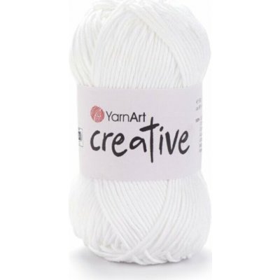 Yarn Art příze Creative_220 bílá optic – Sleviste.cz