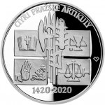 Česká mincovna 600. výročí vydání čtyř pražských artikulů 200 Kč 2020 stříbrná mince Proof 13 g – Zboží Dáma