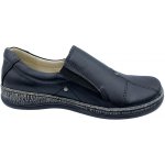 Kira dámské kožené mokasíny 063 černé – Zboží Dáma