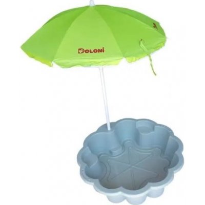 Doloni Pískoviště květ se slunečníkem šedé – Sleviste.cz