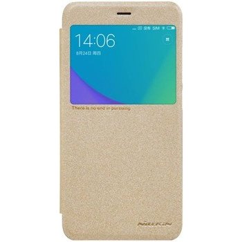 Pouzdro Nillkin Sparkle S-View Xiaomi Redmi Note 5 zlaté