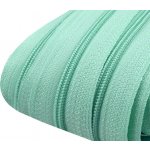 Zip spirálový 3 mm - metráž - různé barvy Zip spirálový 3 mm: 201 Mátová – Hledejceny.cz