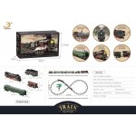 RKToys Retro vláčkodráha s kouřem světlem a zvukem 216 cm – Sleviste.cz