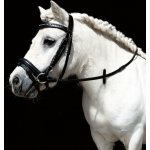 HKM Uzdečka kožená černá – Zboží Mobilmania