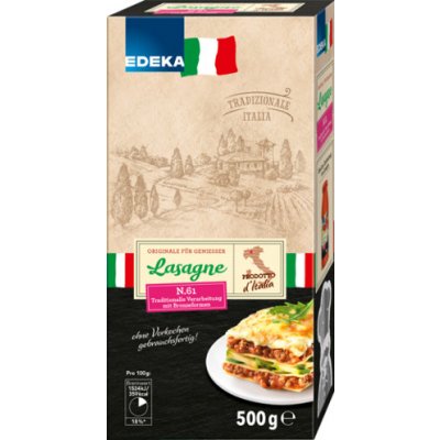 Edeka Italské Lasagne n.61 0,5 kg – Zbozi.Blesk.cz