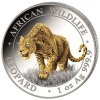 Bayerische Hauptmünzamt Stříbrná mince African Wildlife Leopard 2023 Somálsko BU 1 oz