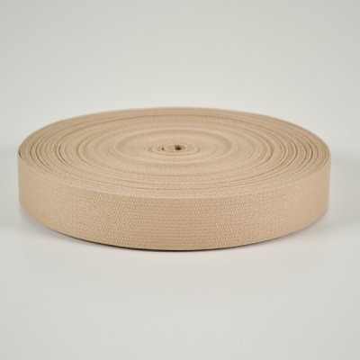 Takoy Bavlněný popruh 3 cm béžový – Zboží Dáma