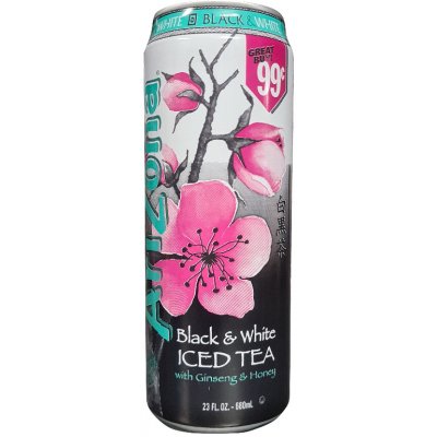 Arizona Black & White Iced Tea 0,65 l – Sleviste.cz