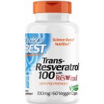 Doctor’s Best Trans-Resveratrol with ResVinol-25 100 mg 60 kapslí – Hledejceny.cz