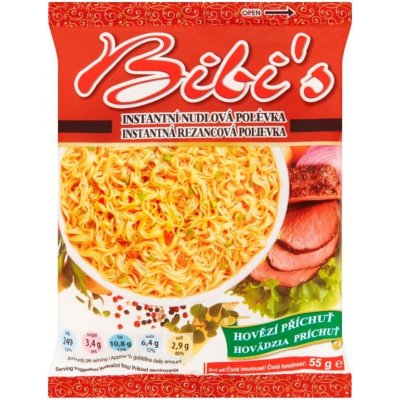 Bibis Polévka instantní hovězí 55g – Zboží Dáma