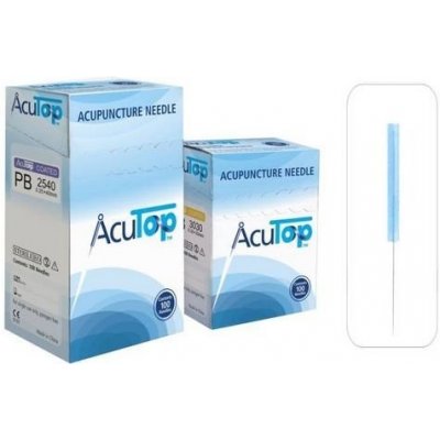 Acutop akupunkturní jehly typ pb 0,30 x 50 mm 100 ks – Zboží Mobilmania