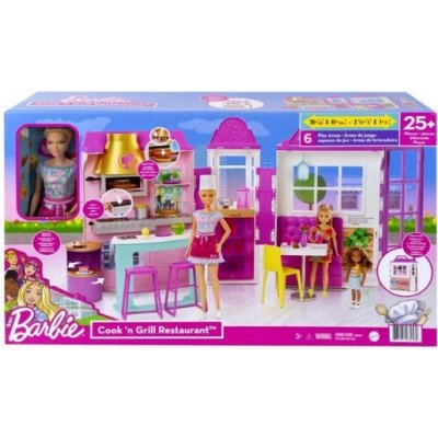 Barbie RESTAURACE S PANENKOU HERNÍ SET – Zboží Dáma